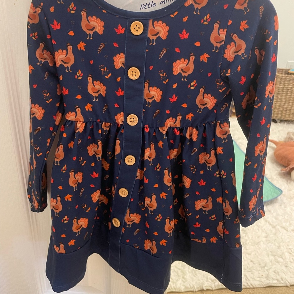 Millie loves Lily thanksgiving dress
